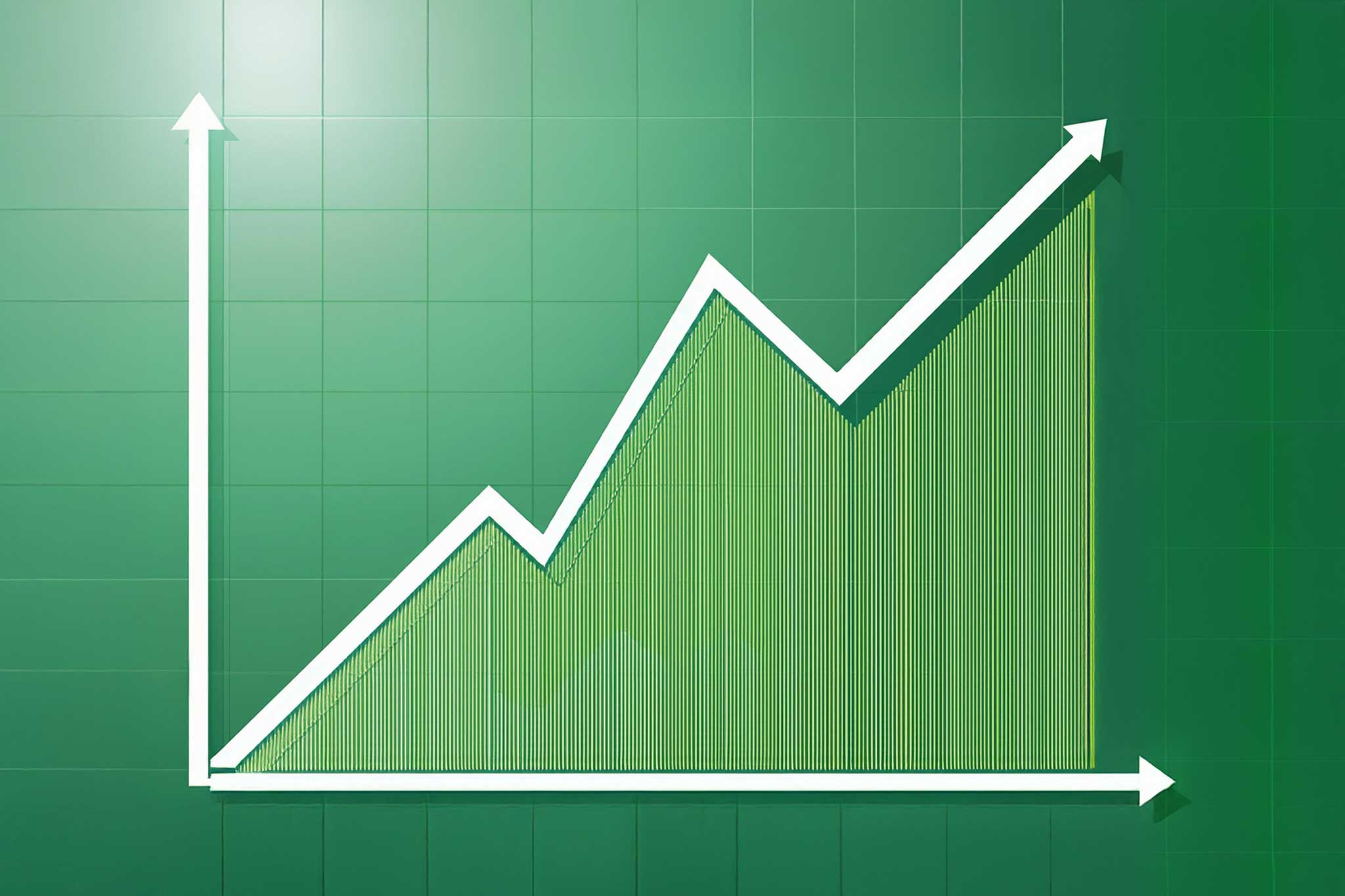 grafico aumento alto per aumento dei costi di hosting e dei servizi accessori