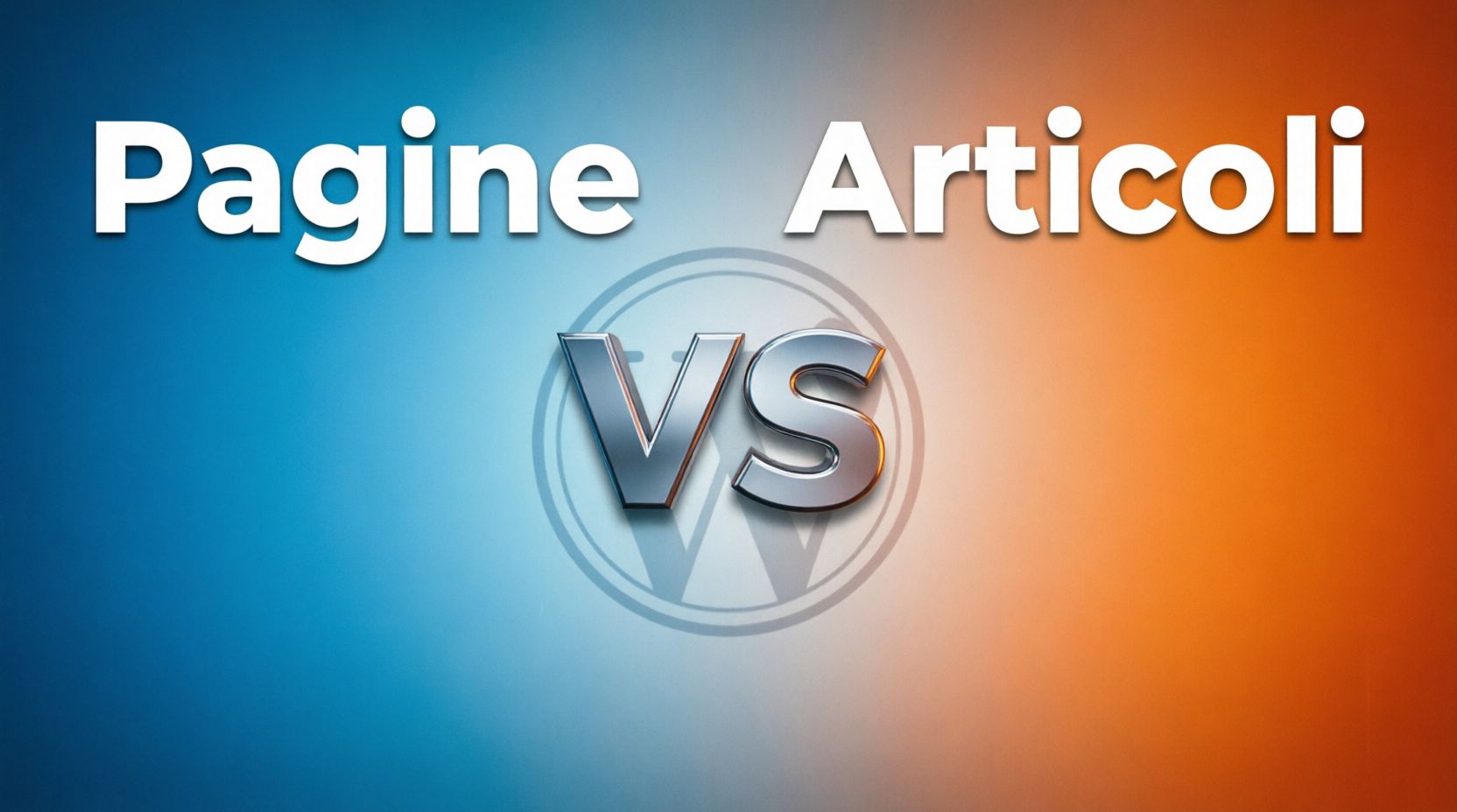 pagine e articoli wordpress